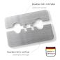 Preview: Edelstahl Doppelrosette Johannes 22mm
