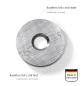 Preview: Edelstahlrosette Caro rund 15mm
