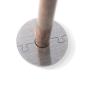 Preview: Edelstahlrosette Paula rund 15mm