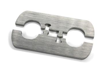 Edelstahl Doppelrosette Maik 16mm