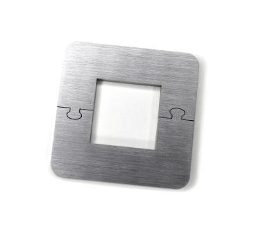 Edelstahl Rosette Steffen 20mm