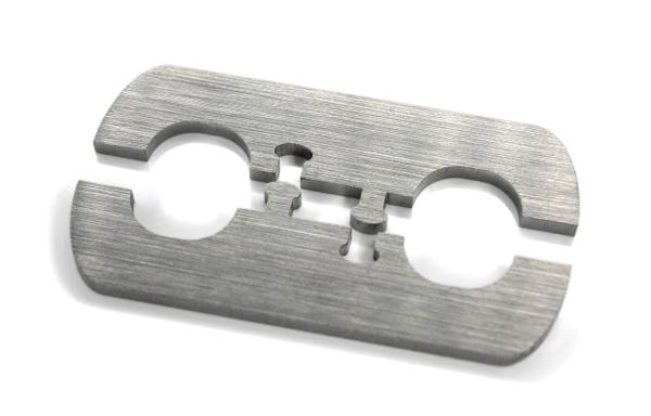 Edelstahl Doppelrosette Maik 16mm