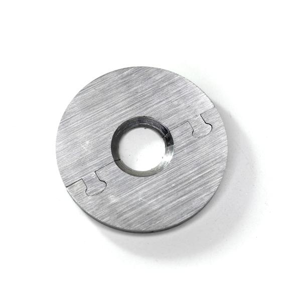 Edelstahlrosette Caro rund 15mm